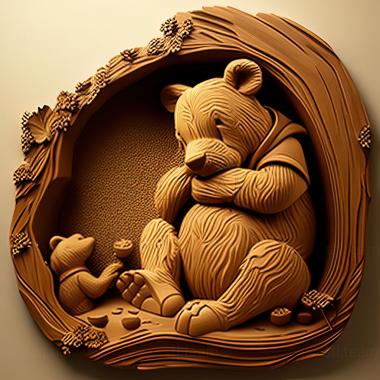3D model st Winnie the Pooh from The Adventures of Winnie (STL)
